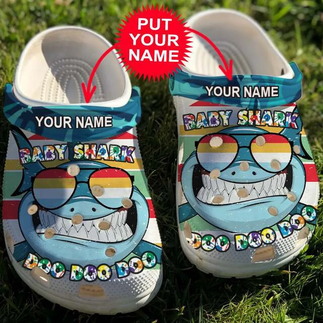 Baby Shark Do Custom Name Custom Name Crocs Crocband Crocs