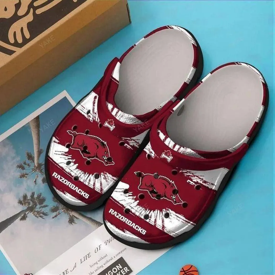 Arkansas Razorbacks Football Crocs Crocband Clog