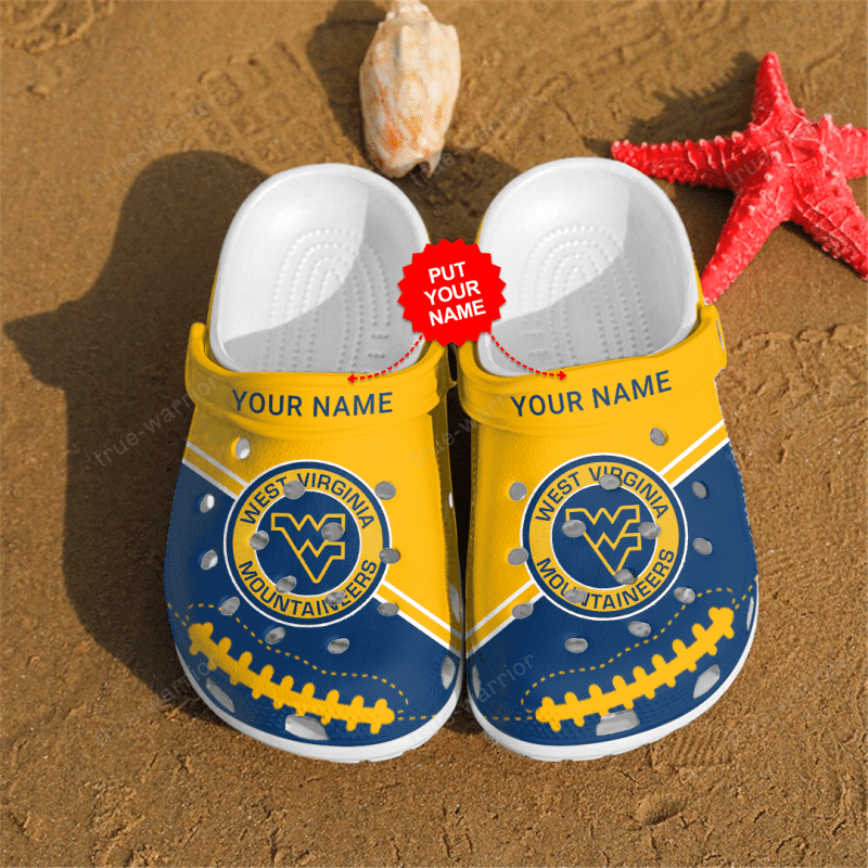 West Virginia Mountaineers Football Crocs NCAA Crocs