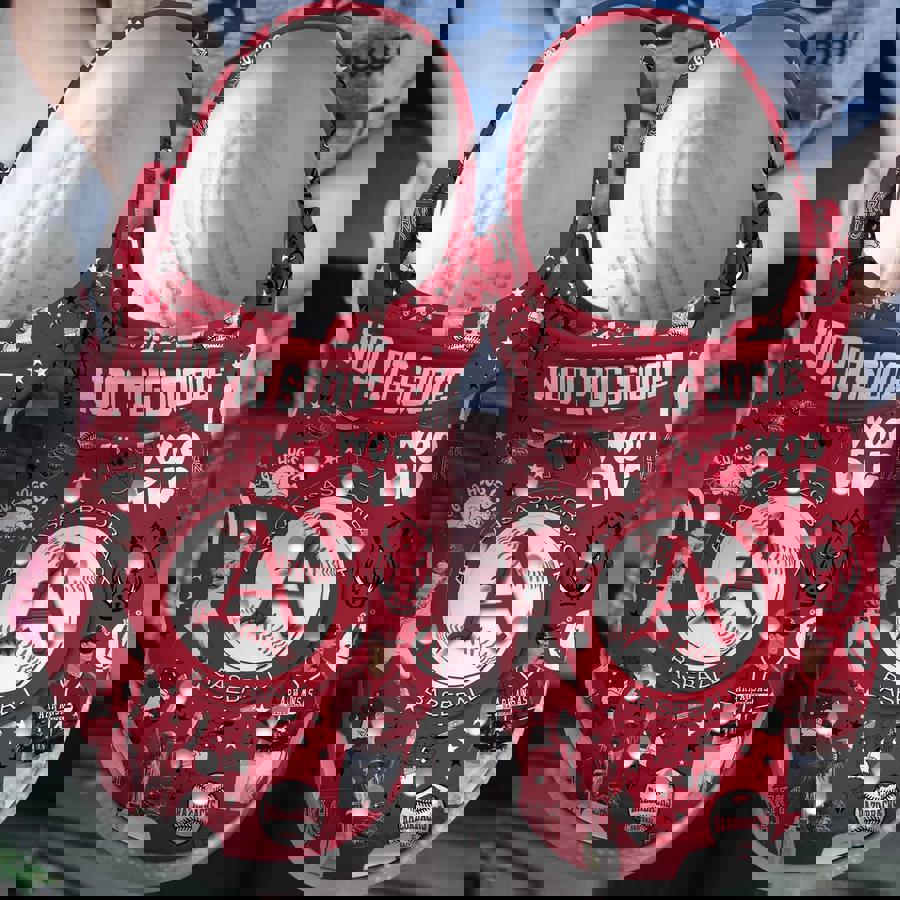 Arkansas Razorbacks 2025 Ncaa Sport Clogs - Premium Team NCAA Sport Clogs For Fans