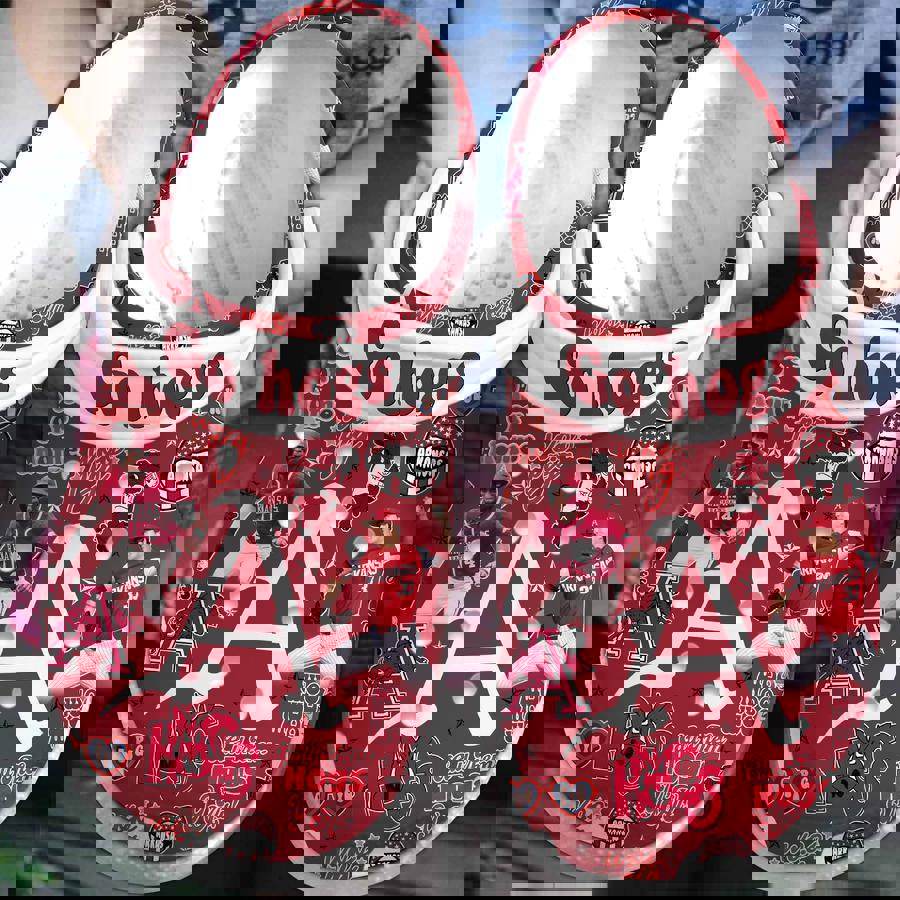Arkansas Razorbacks 2025 Ncaa Sport Clogs - Trendy Team NCAA Sports Clogs For Men & Women