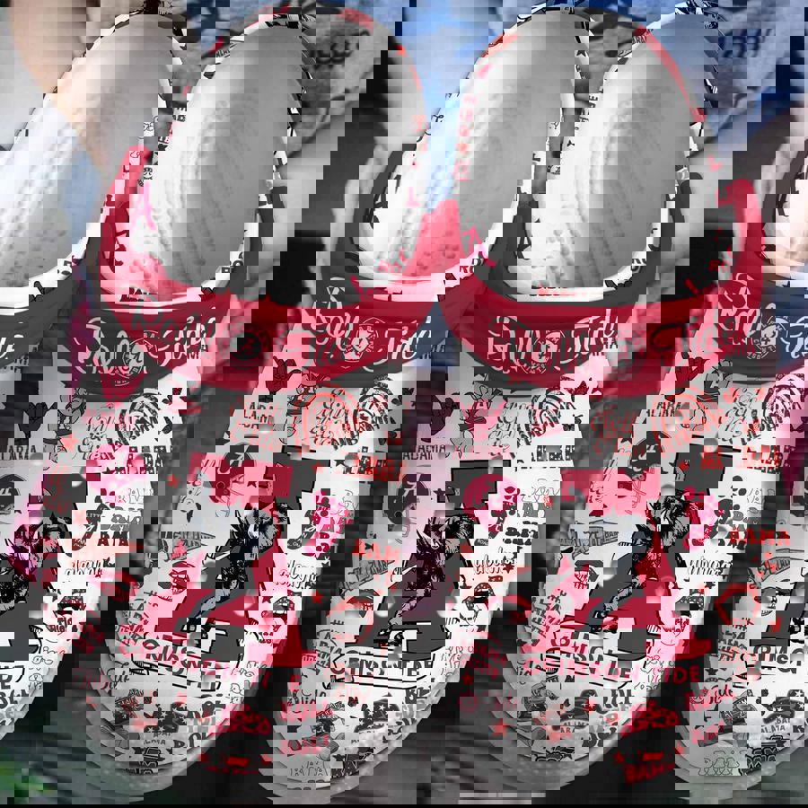 Alabama Crimson Tide Ncaa 2025 Sport Clogs Limited Edition Shoes With Personality For Youth