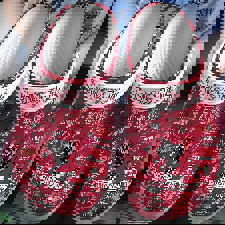 Alabama Crimson Tide Ncaa 2025 Sport Clogs Limited Edition All-Gender Clogs