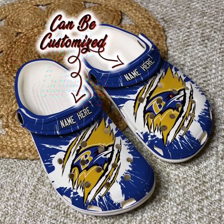 Baltimore Ravens NFL Personalized Limited Crocs - GNL14686