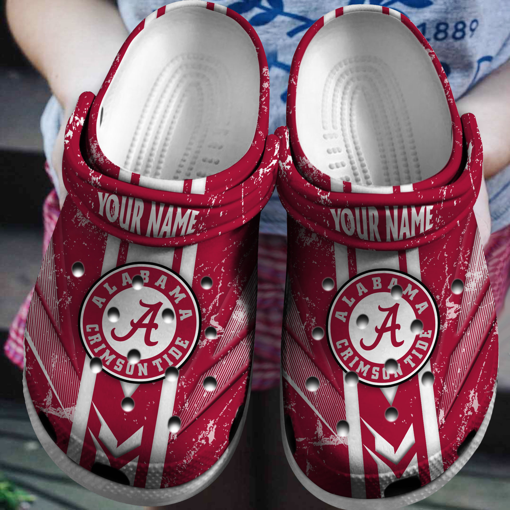 Alabama Crimson Tide NCAA Personalized New Crocs Shoes Gifts For Fans