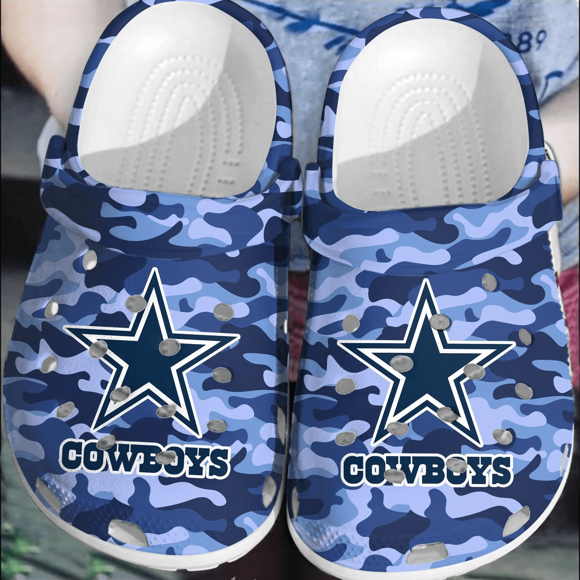  Dallas Cowboys NFL Sport Clogs - Ultimate Comfort Sports Clogs For Men & Women