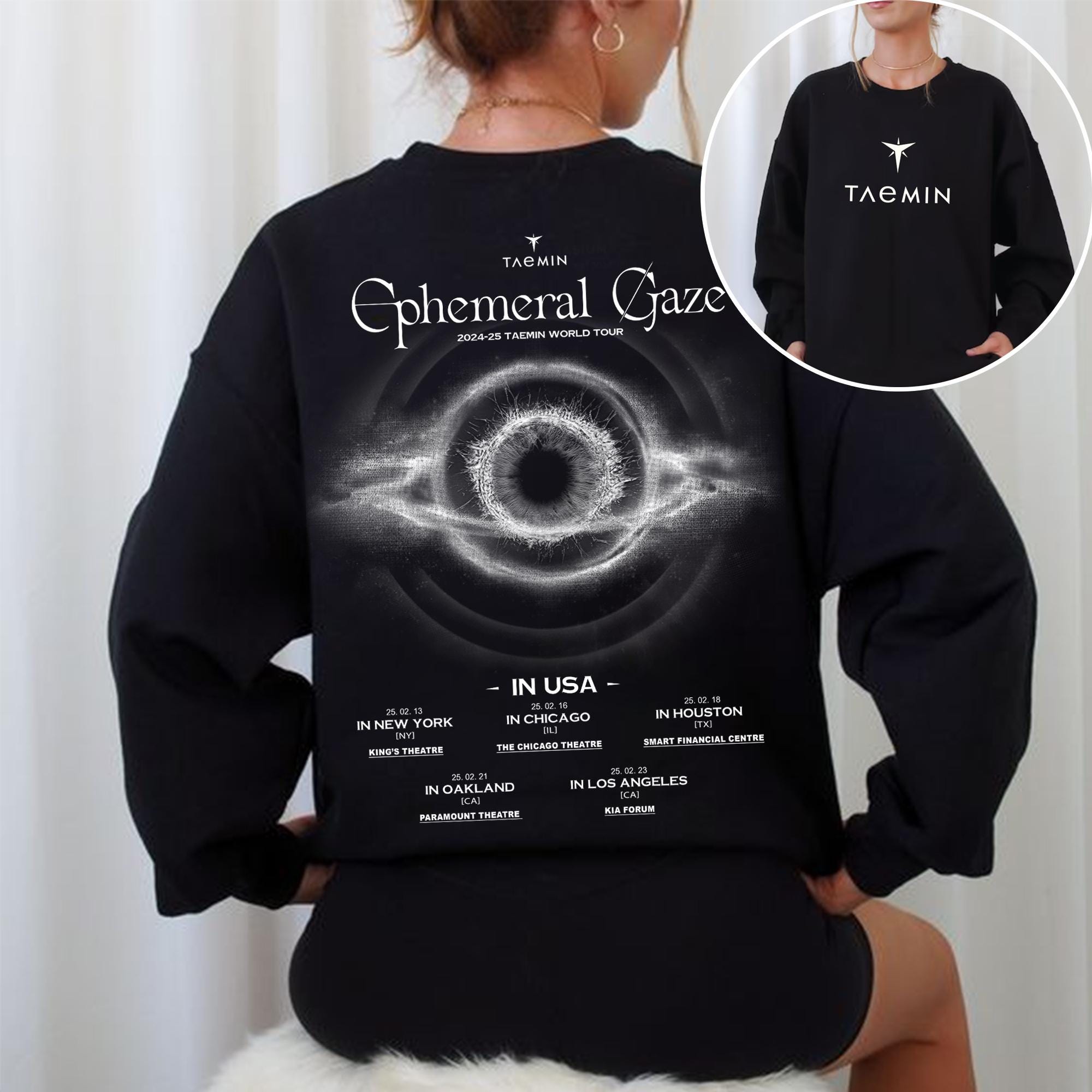 Taemin Ephemeral Gaze Tour 2025 Shirt, Taemin Ephemeral SweaT-shirt