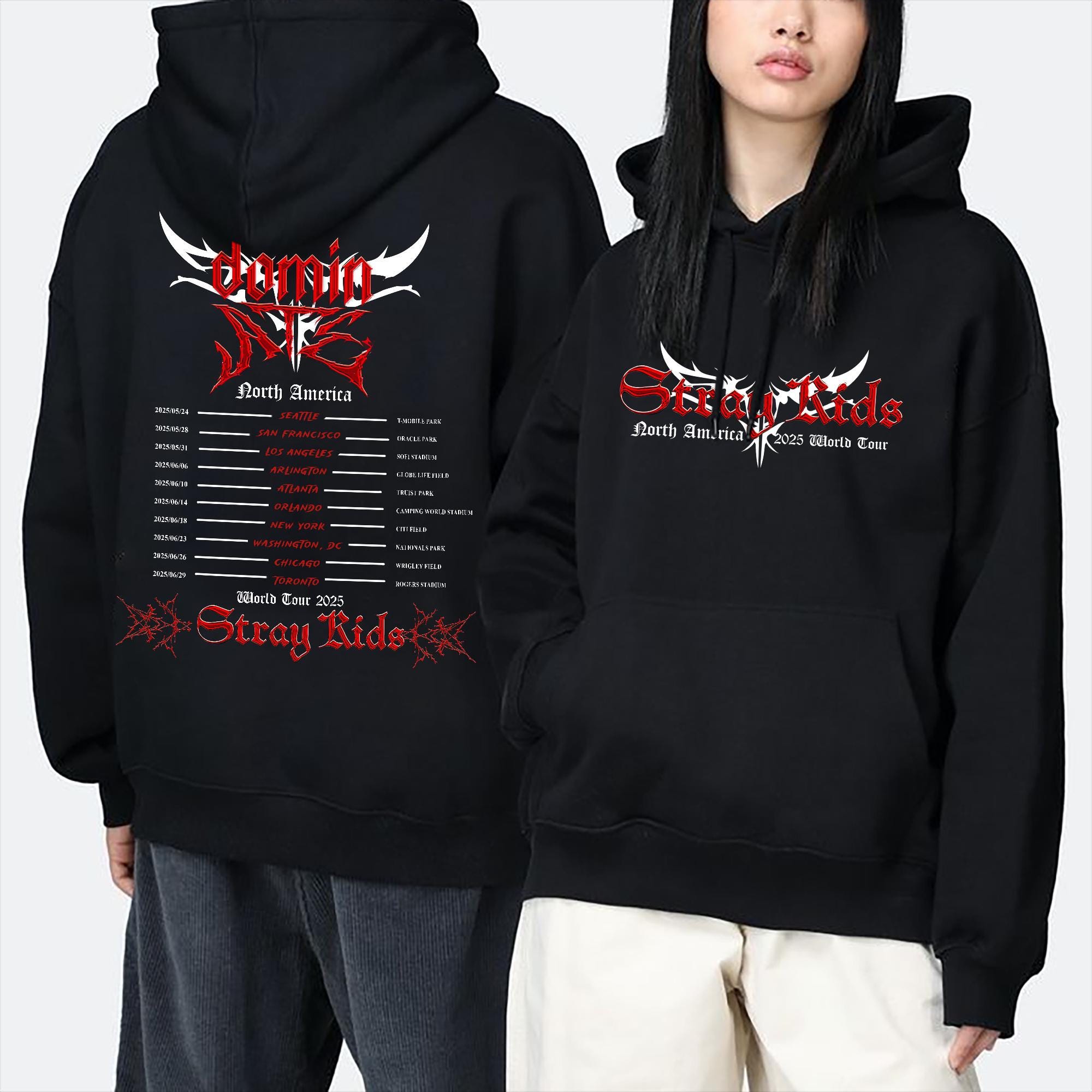 Stray Kids World Tour Us 2025 Shirt, Stray Kids 3 Hoodie