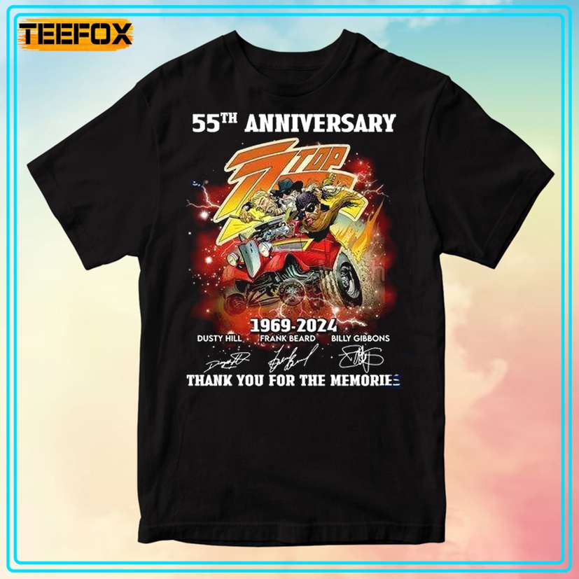 Zz Top 55Th Anniversary 1969 Shirt, Zz Top 55Th T-shirt