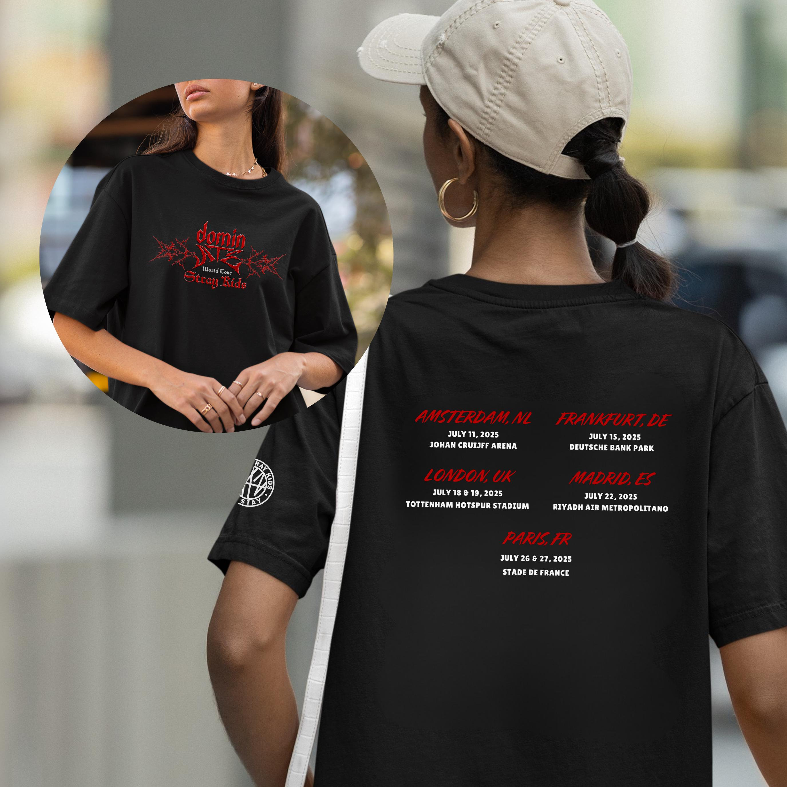 Stray Kids Europe Tour 2025 Shirt, New Dates T-shirt