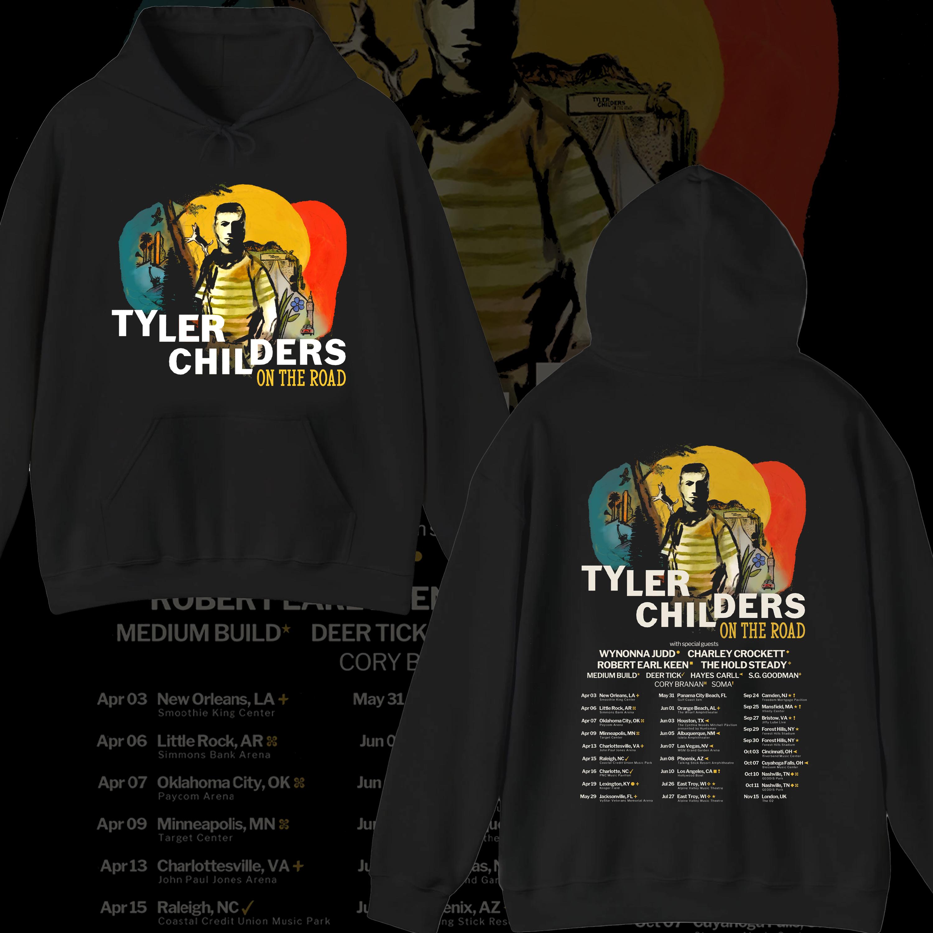 Tyler Childers On The Road 2025 Tour Shirt, Tyler Childers T-shirt