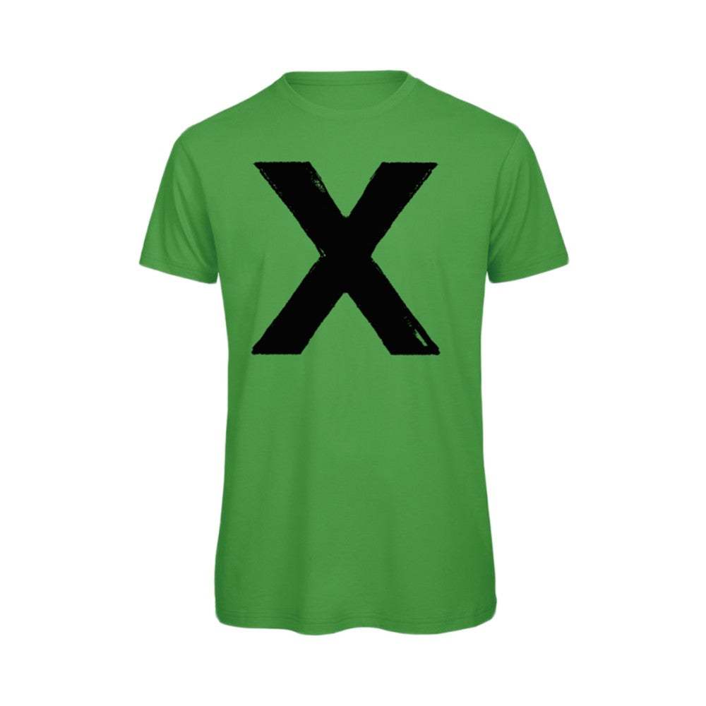 T-Shirt Ed Sheeran Merch Green 'X' Tee