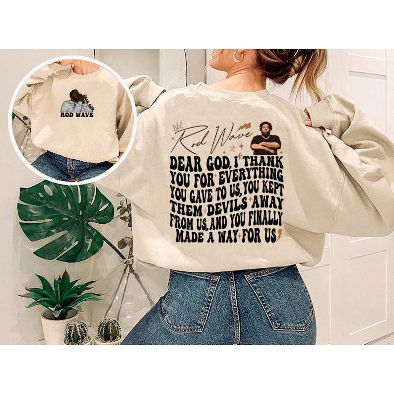 Vintage The Face Rod Wave Nostalgia Tour Sweatshirt, Dear God