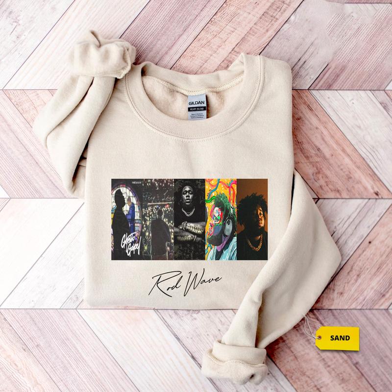 Signature Rod Wave Album Sweater, Rod Wave Merch