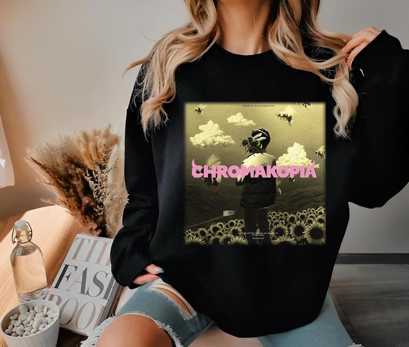 Tyler The Creator Sweatshirt, Chromakopia Hoodie Sweatshirt Full Size, Full Colors