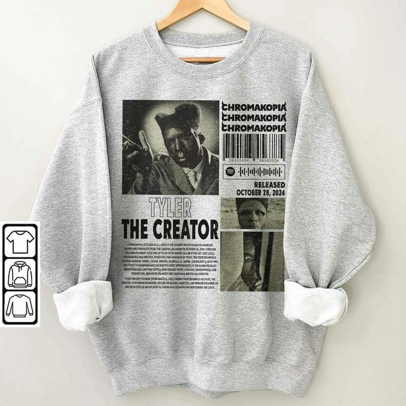 Vintage Tyler The Creator Rap Sweater, Chromakopia Album