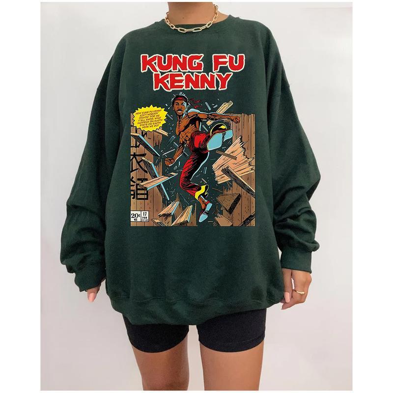 Vintage Kung Fu Kenny Sweatshirt, Kendrick Lamar Sweater