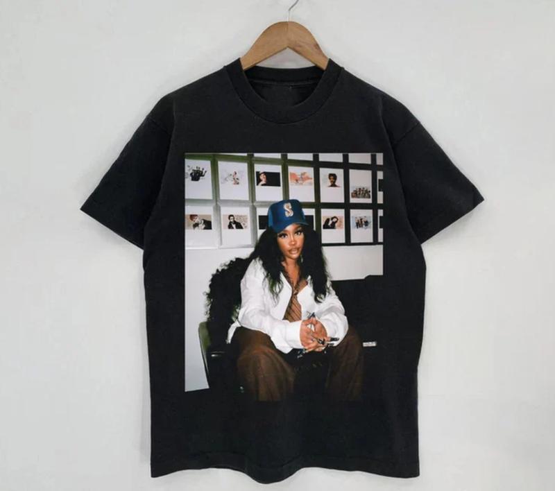 Sza Vintage Shirt, Sza New Bootleg 90S Black T-Shirt