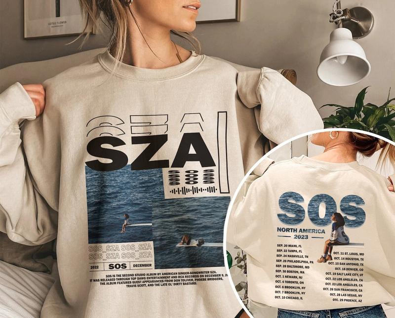 Vintage Sza Tour Sweatshirt, Retro Sza 90S Sweater