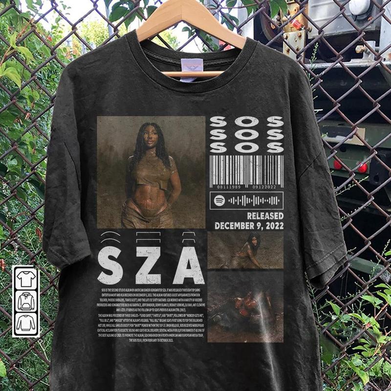 Sza Music Merch Shirt, Sza Sos Album 90S Shirt
