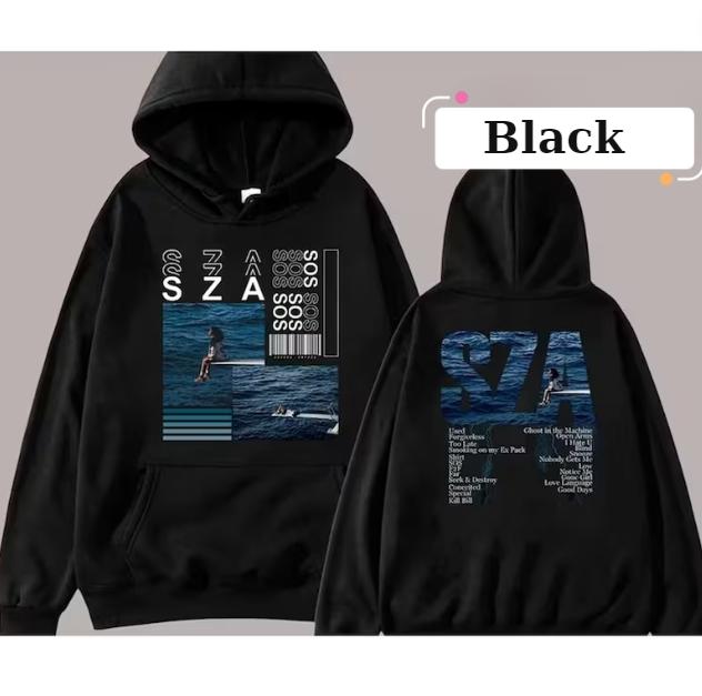 Vintage Sza Sos 2 Sides Hoodie, Sza Hoodie, Sos New Album Hoodie, Sza Merch Hoodie, Sza Tour Hoodie