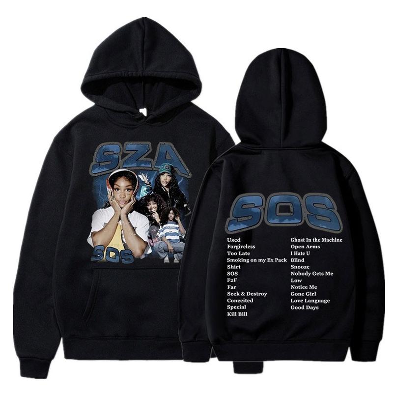Sza Music Album Sos Hoodie Sza White New Release Hoodie