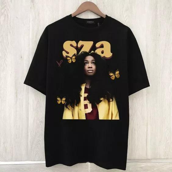 Vintage Sza Good Days Merch, Sos Tour Shirt, Sza Bootleg 90S T-Shirt