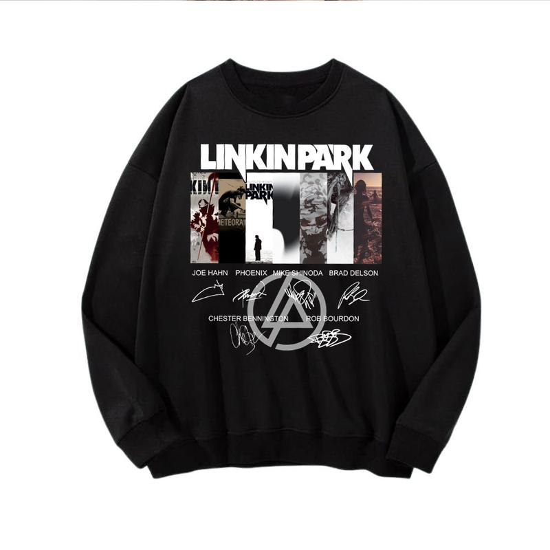 Vintage Linkin Park Sweatshirt, Linkin Park Hoodie Linkin Park Unisex Top Menswear Oversized