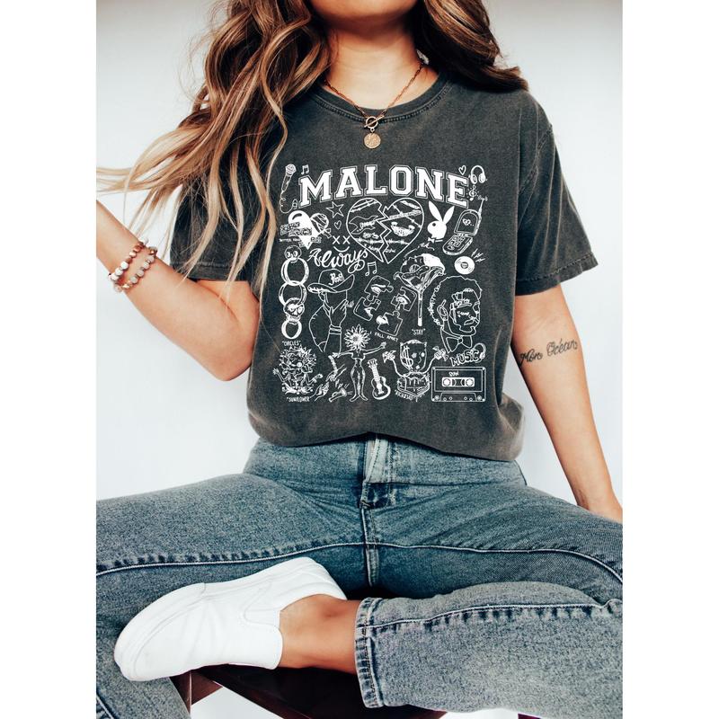 New Last Lap Tour Graphic Shirt Rod Wave T-Shirt Casual Rod Wave Fashion