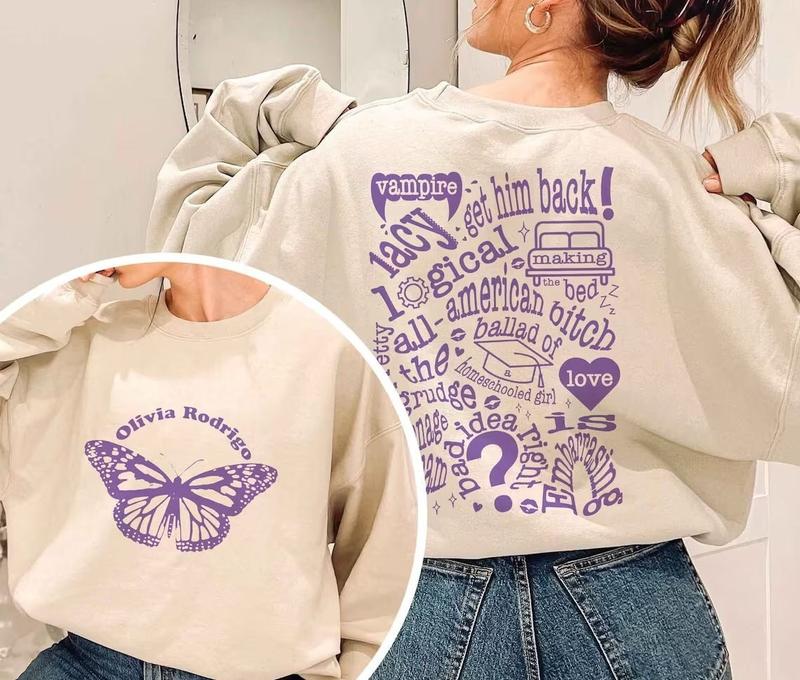 Cheap Guts Tour Olivia Rodrigo Shirt, Olivia Rodrigo Spills Her Guts T-Shirt