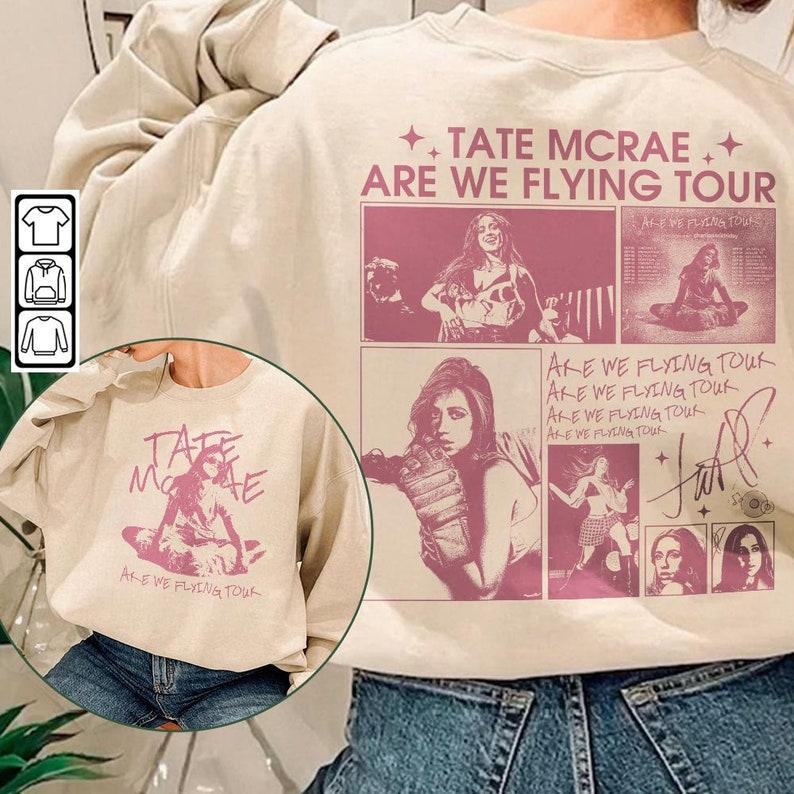 Tate Mcrae Are We Flying Tour Music Sweater, 2 Sides