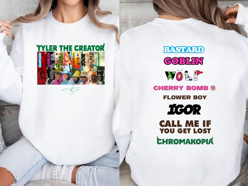 Tyler The Creator Albums Sweater, Chromakopia Sweater, Unique Gift Ideas For Men, Chromakopia Tour