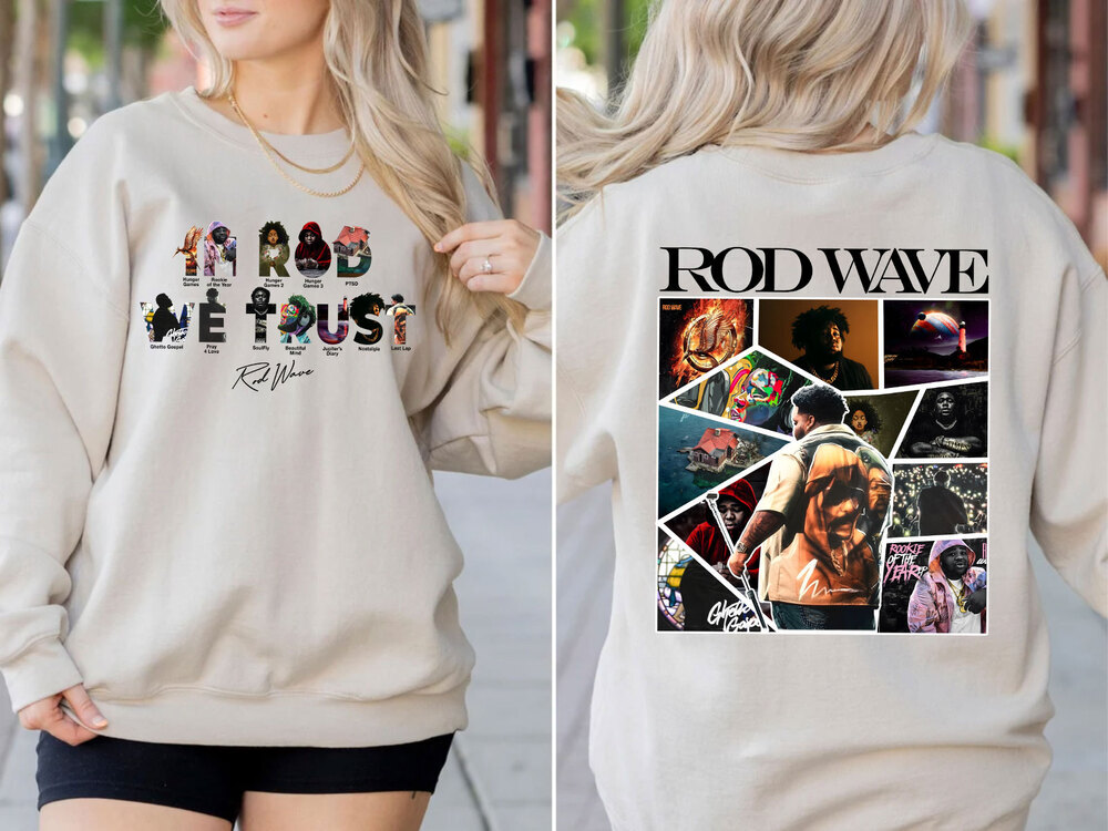 Vintage In Rod We Trust Sweater, Cheap Rod Wave Merch