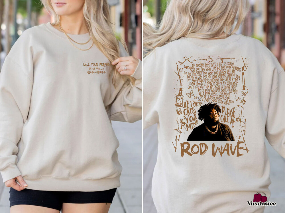 Vintage Ptsd Heart On Ice Rod Wave Sweater, Rod Wave Sweatshirt, Gift For Rap Lovers