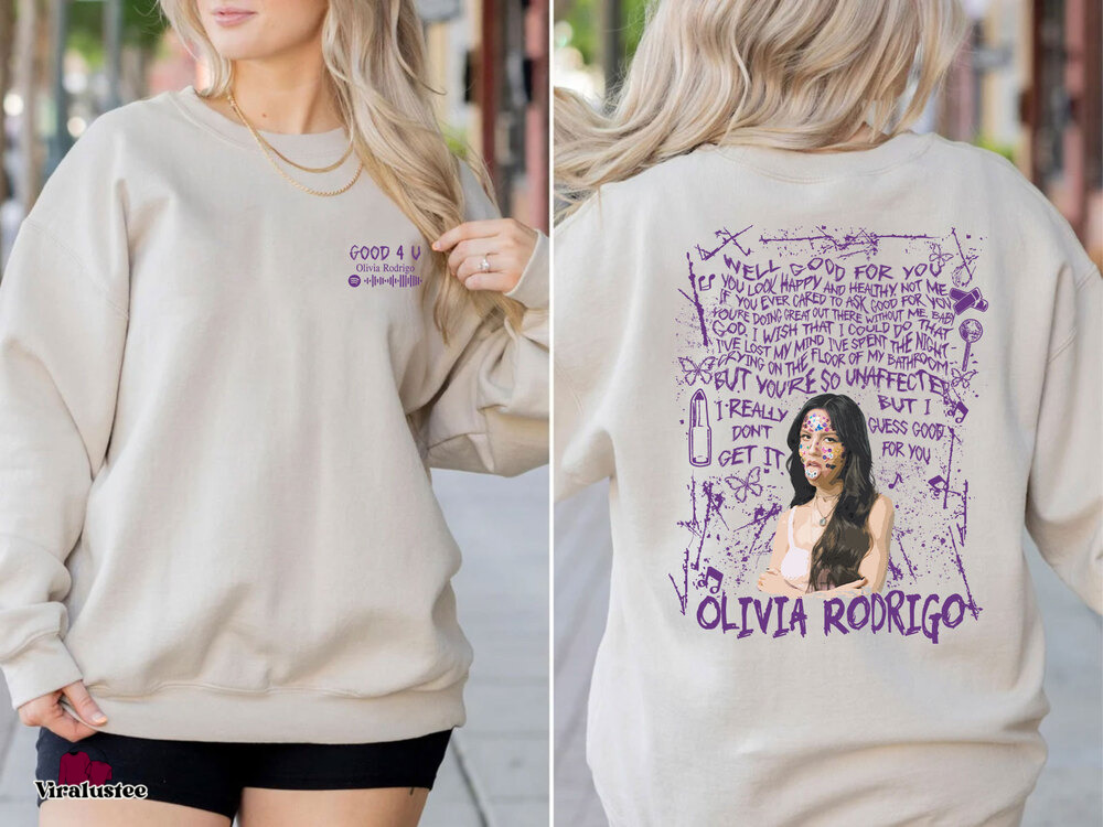 Vintage Good For U Lyrics Sour Album Olivia Rodrigo Sweater, Sour Sweatshirt