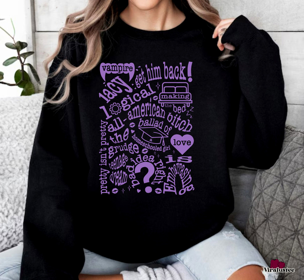 Vintage Guts Album Olivia Rodrigo Sweater, Guts Tour Sweatshirt