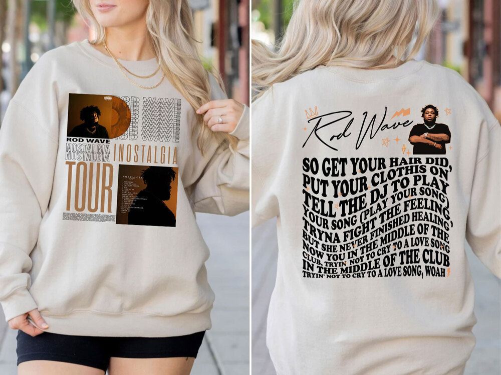 Vintage Fight The Feeling Rod Wave Sweater, Nostalgia Rod Wave Sweatshirt, Rod Wave Merch