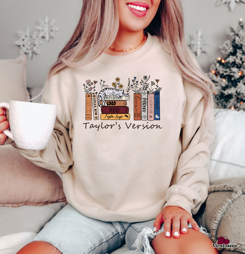 Vintage Taylor Swift Eras Tour Album Taylor's Version Sweatshirt, Eras Tour Sweater