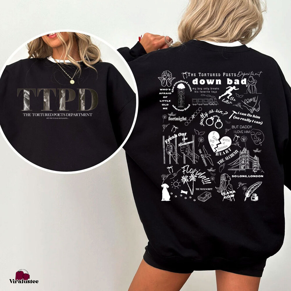 The Tortured Poets Department Taylor Swift Sweater, Ttpd Sweatshirt
