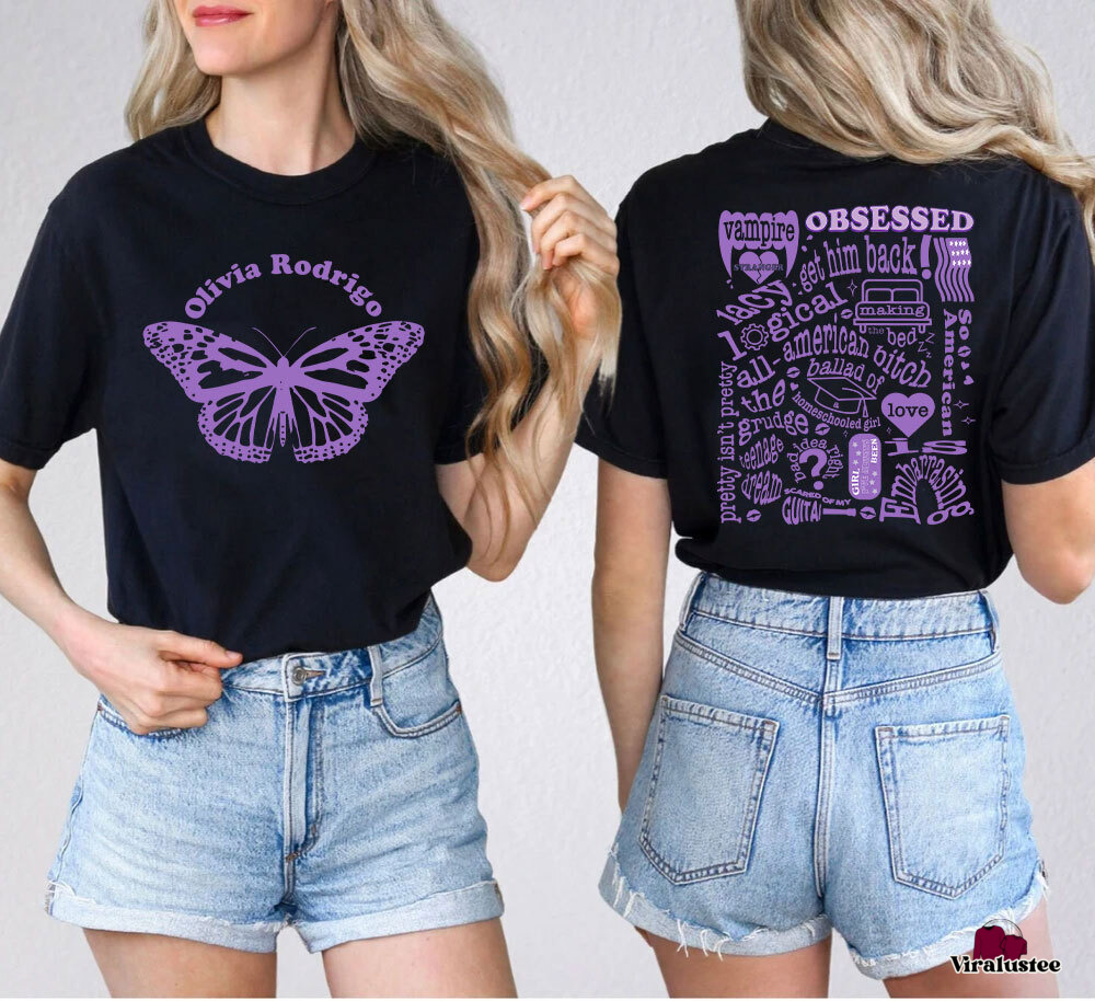 Vintage Guts Olivia Spilled Track List Sweater, Olivia Rodrigo Guts Tour Sweatshirt