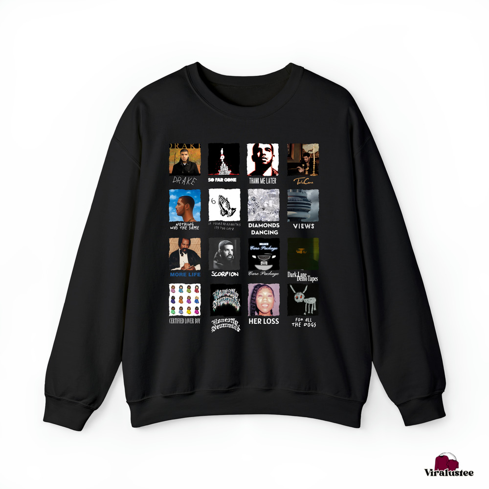 Vintage Drake Albums Sweatshirt, Drake Sweater, Drake Merch