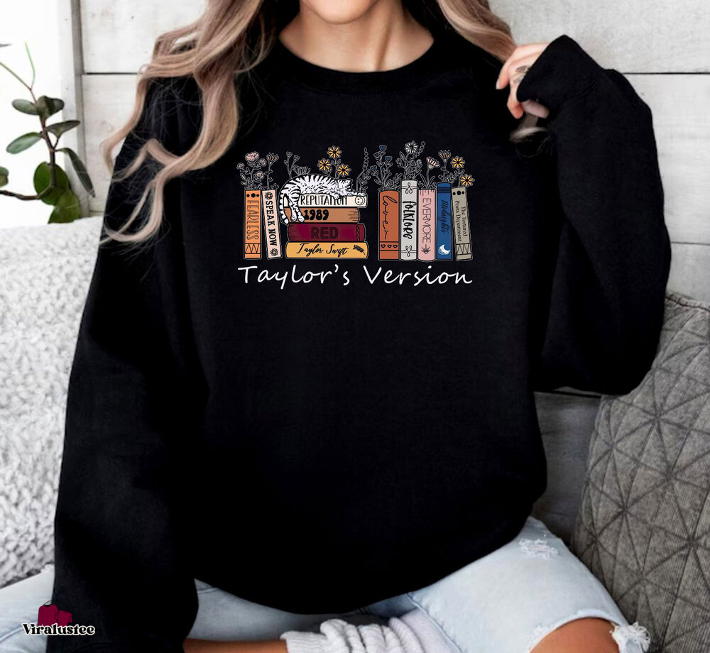 Vintage Taylor Swift Eras Tour Album Taylor's Version Sweatshirt, Eras Tour Sweater
