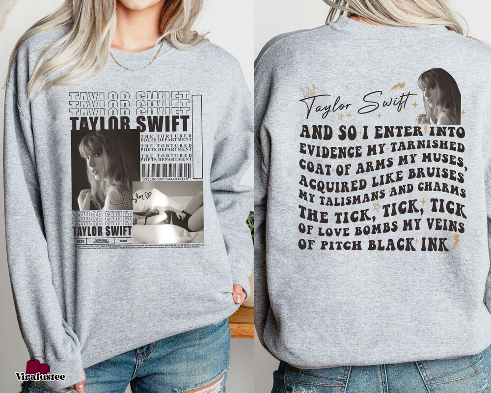 Vintage The Tortured Poets Department Sweatshirt, Cheap Taylor Swift Sweater