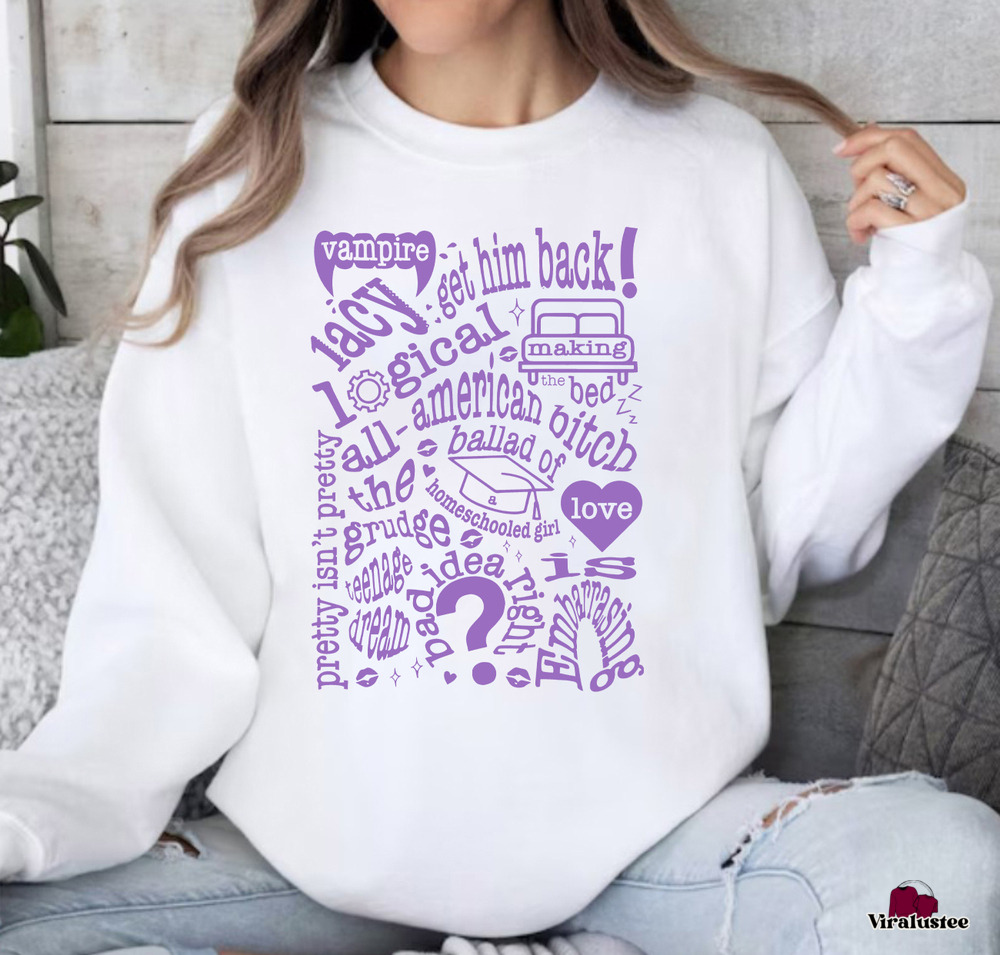 Vintage Guts Album Olivia Rodrigo Sweater, Guts Tour Sweatshirt