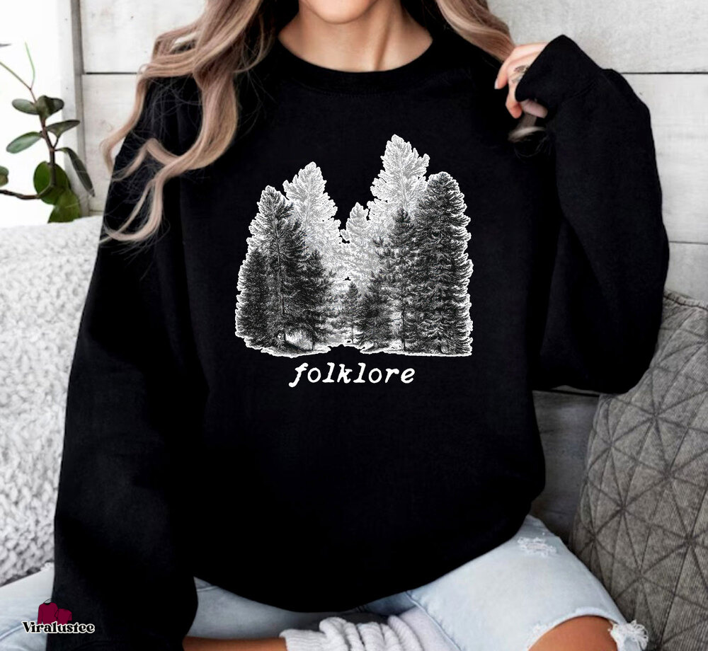 Vintage Taylor Swift Foklore Sweatshirt, Taylor Swift Crewneck Sweatshirt