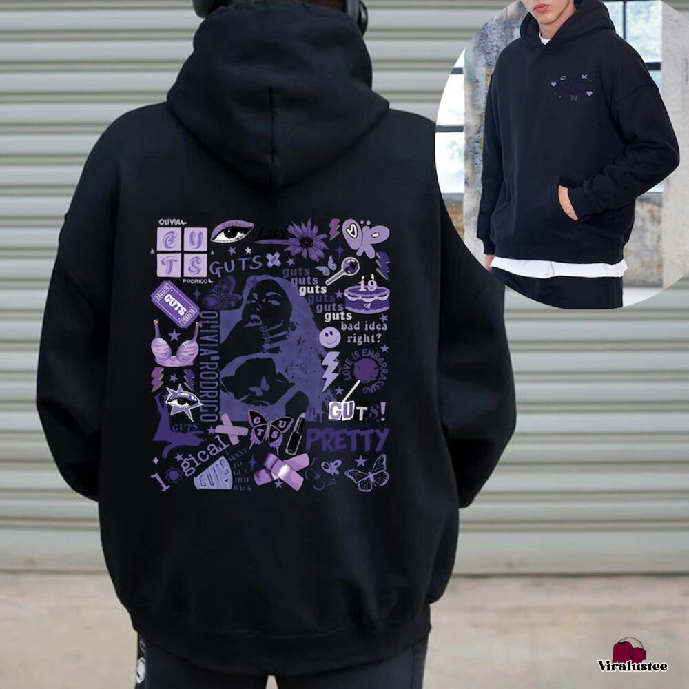 Vintage Olivia Rodrigo Guts Tour 2024 Hoodie, Customized Personalized Hoodie
