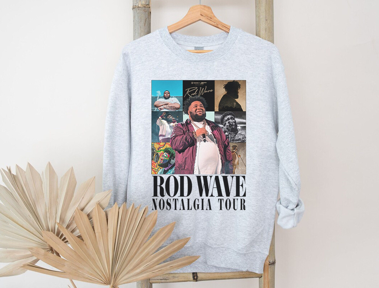 Vintage Rod Wave Sweater, Rod Wave Nostalgia Tour Sweatshirt