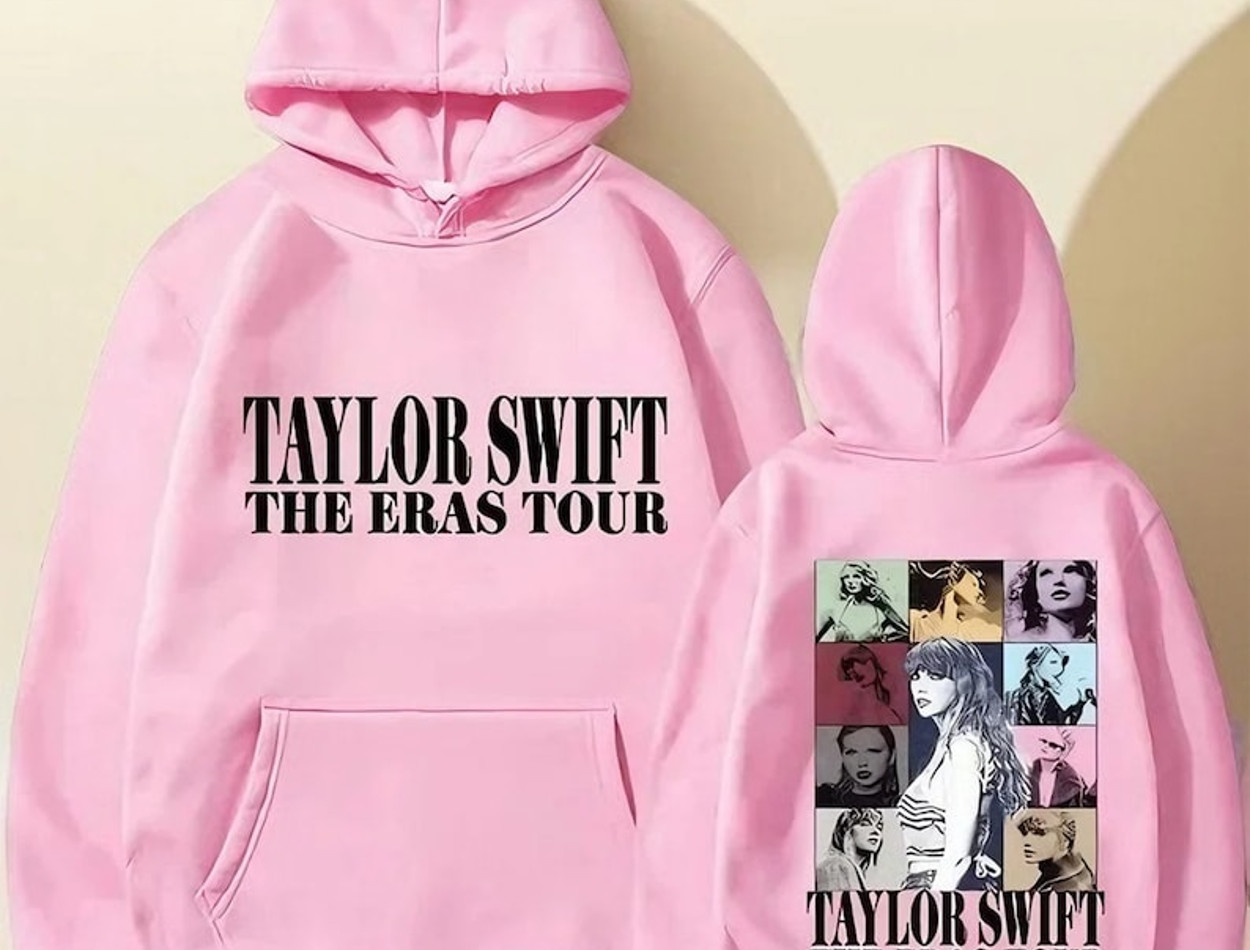Taylor Swift The Eras Tour Hoodie, Midnight Album Print Hooded Hoodie
