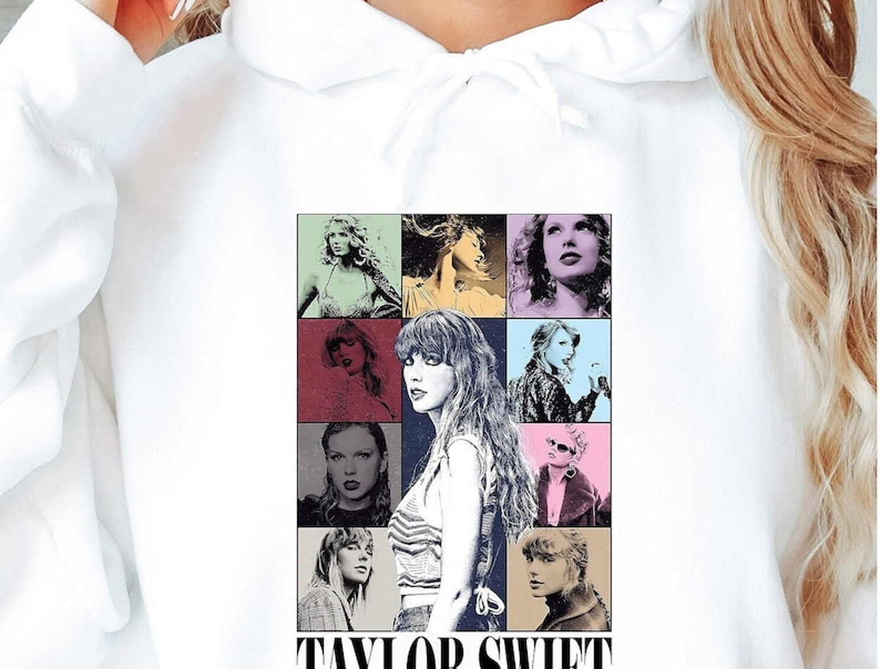 Taylor Swift Hoodie, Eras Tour Merch Hoodie