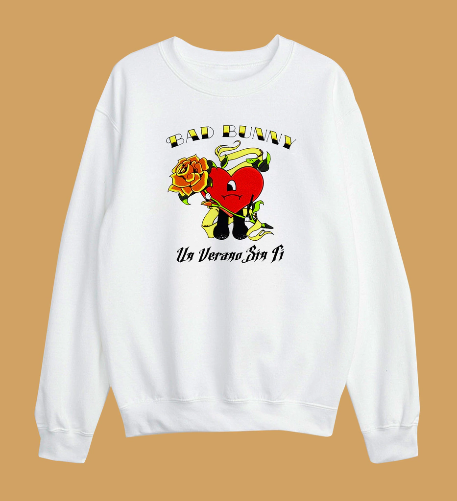 Sweatshirt Uvst Rosa Bad Bunny